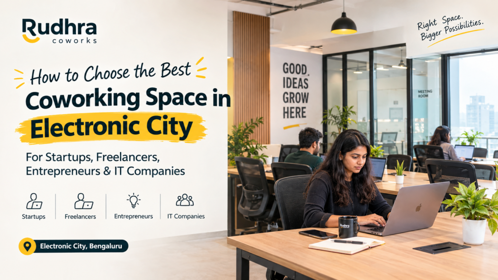 Find best coworking space in electronic city for your company
